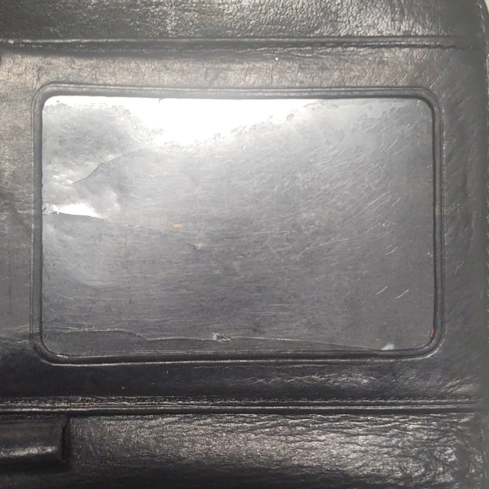 Coach Vintage Black Leather Checkbook Wallet - Picture 9 of 12